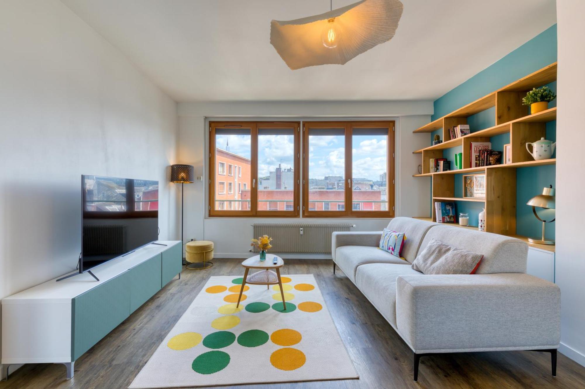 Juliette : *Logement Avec Balcon* Lägenhet Rouen Exteriör bild